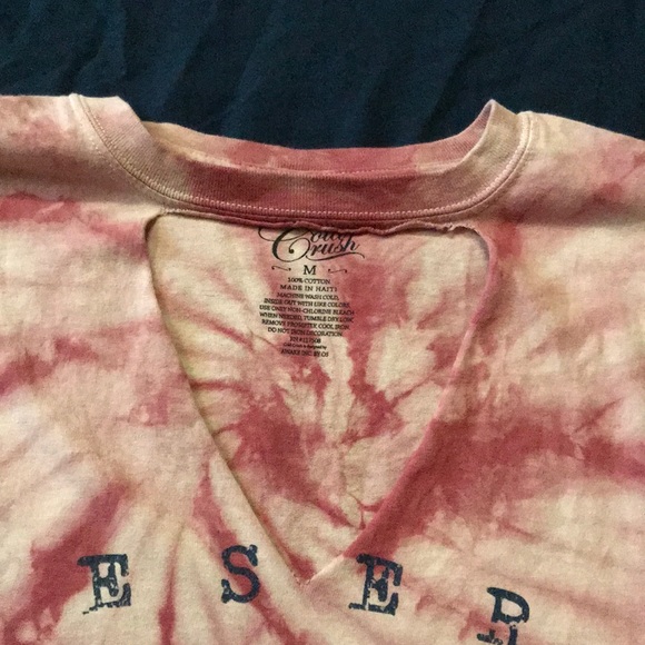 Cutout Tie-Dye Tee - Picture 4 of 4